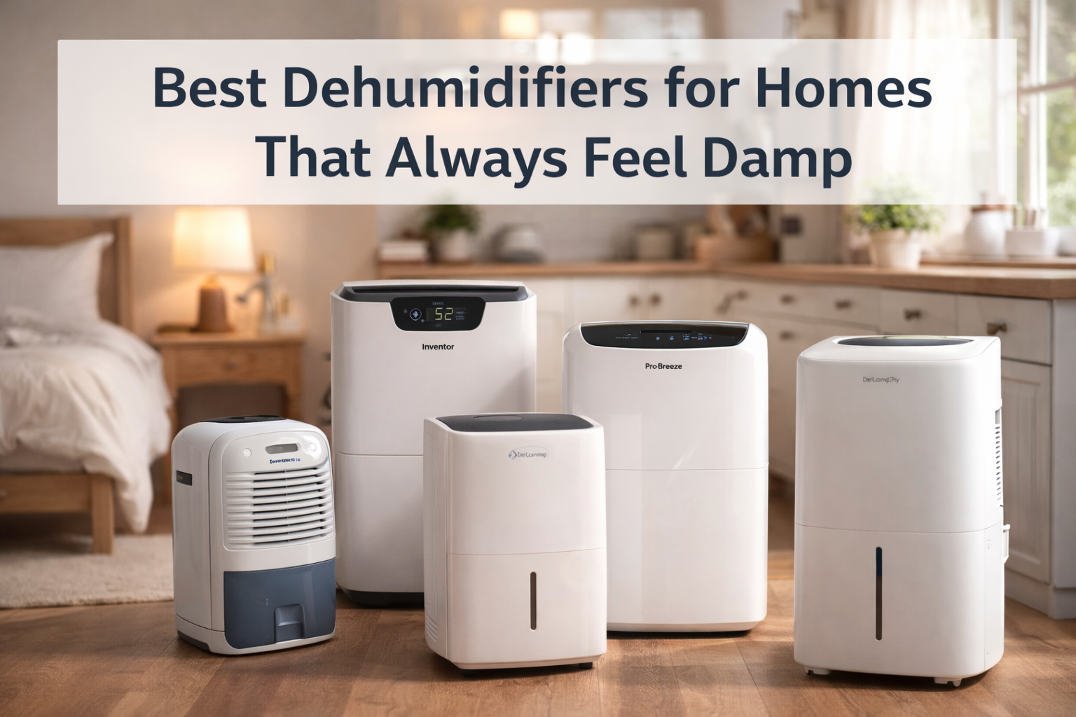 Best Dehumidifiers for Homes That Always Feel Damp